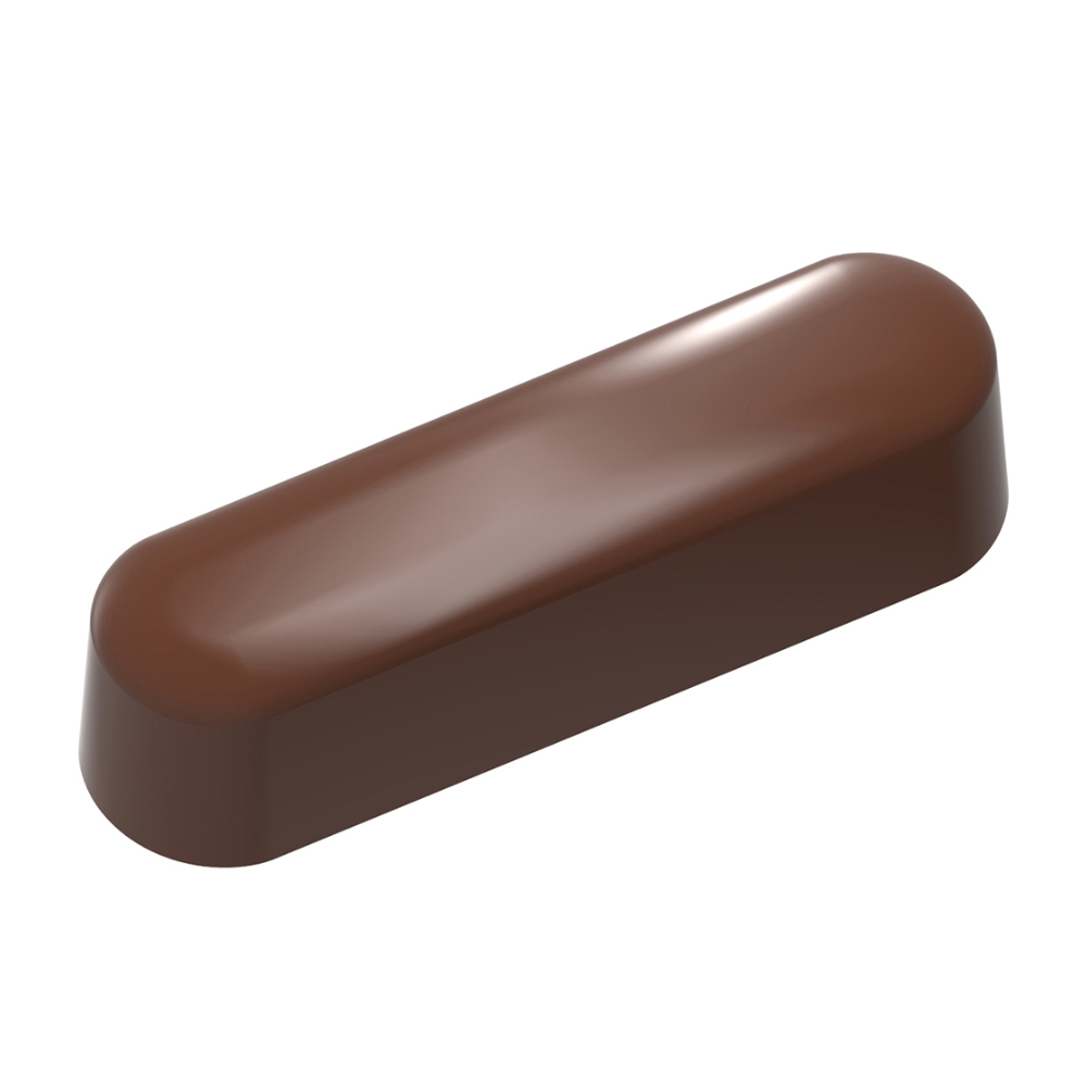 Chocolate World Polycarbonate Chocolate Mold, Praline Eclair, 21 Cavities