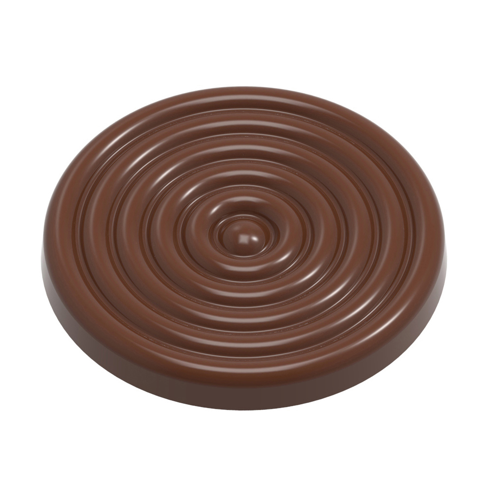 Chocolate World Polycarbonate Chocolate Mold, Rings of Saturn, 10 Cavities