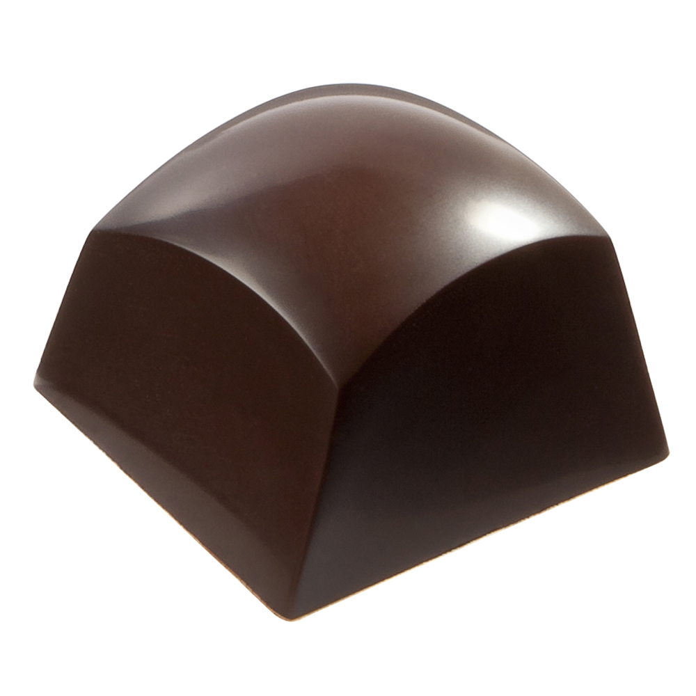 Chocolate World Polycarbonate Chocolate Mold, Round Cube by Ruth Hinks, 21 Cavities