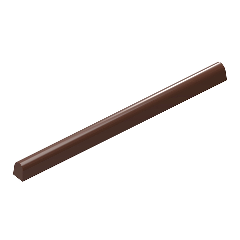 Chocolate World Polycarbonate Chocolate Mold, Round Bar Sticks, 15 Cavities