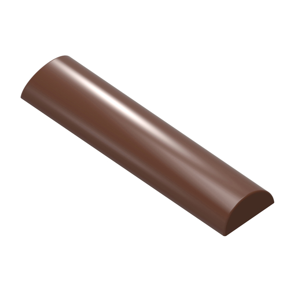Chocolate World Polycarbonate Chocolate Mold, Smooth Buche, 7 Cavities