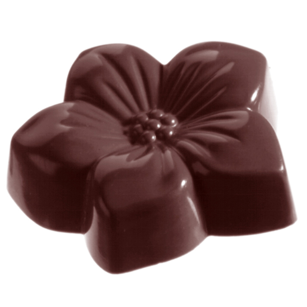 Chocolate World Polycarbonate Chocolate Mold, Violet, 18 Cavities