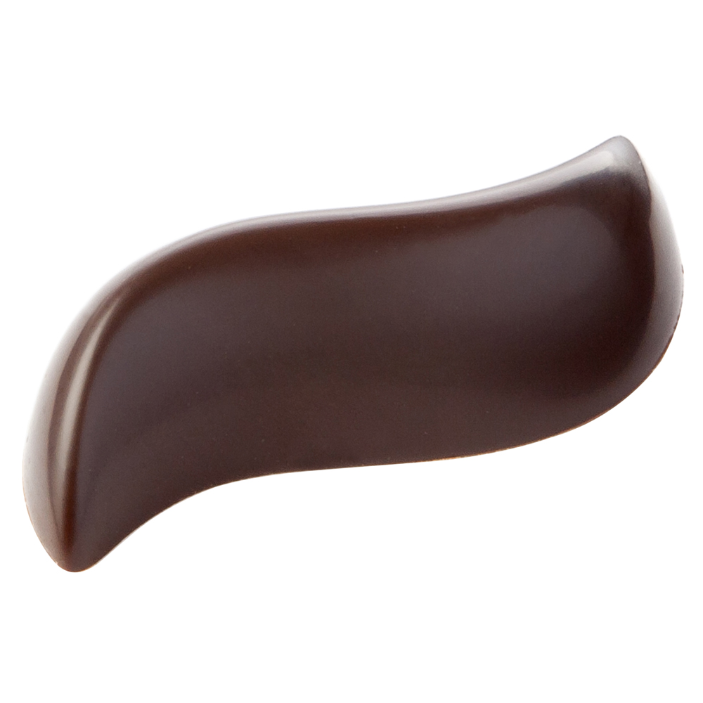 Chocolate World Polycarbonate Chocolate Mold, Wave by Frank Haasnoot, 21 Cavities