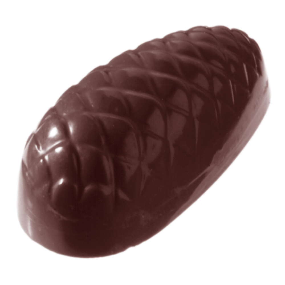 Chocolate World Polycarbonate Pinecone Chocolate Mold, 24 Cavities