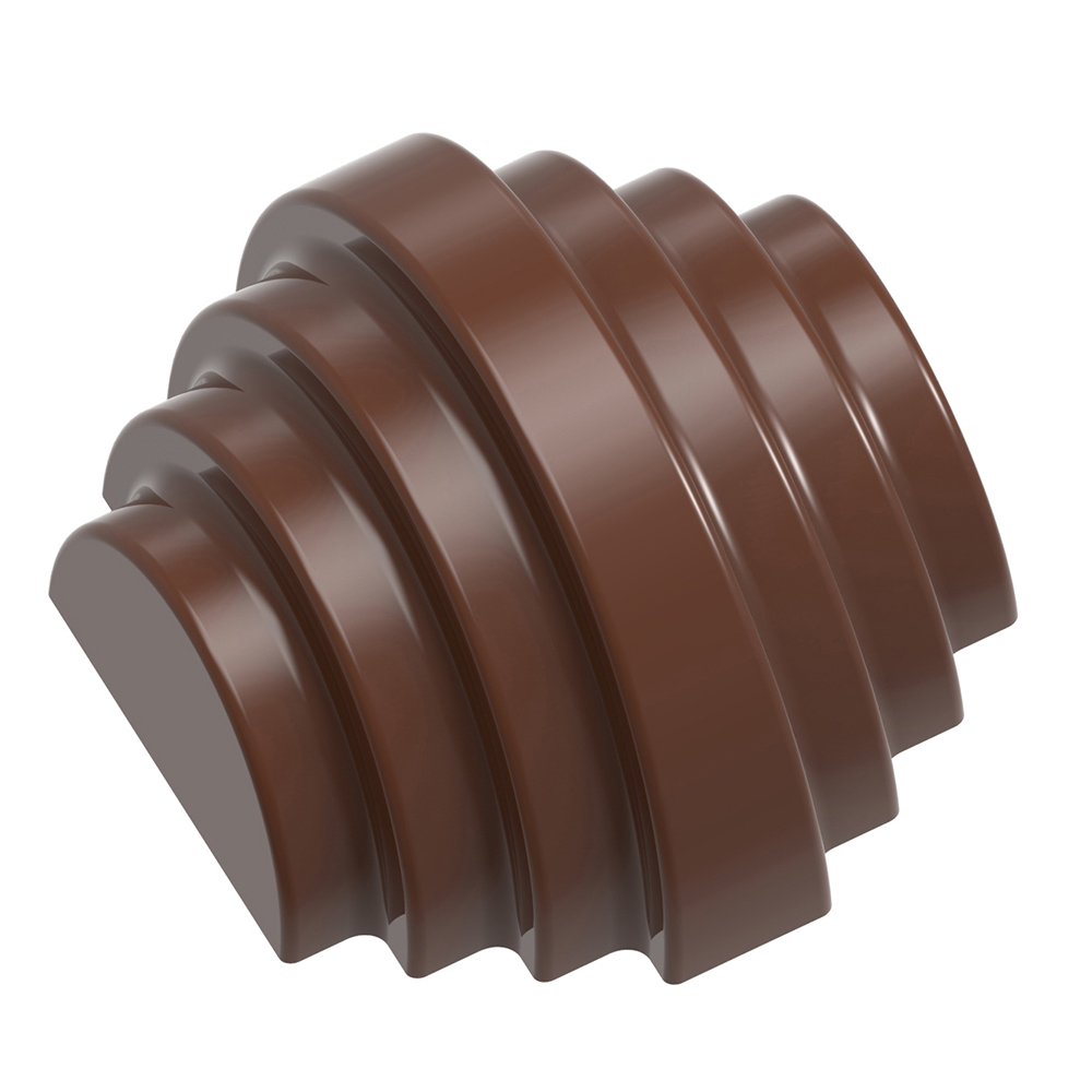 Chocolate World Polycarbonate Tourage Chocolate Mold, 21 Cavities