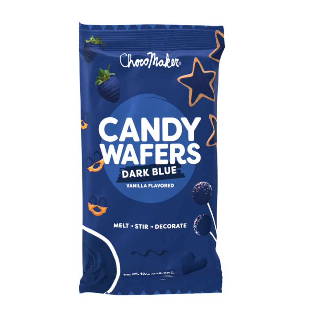 ChocoMaker Blue Vanilla Flavored Candy Wafers, 12 oz.