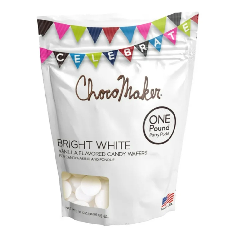 ChocoMaker Bright White Vanilla Candy Wafers, 16 oz.