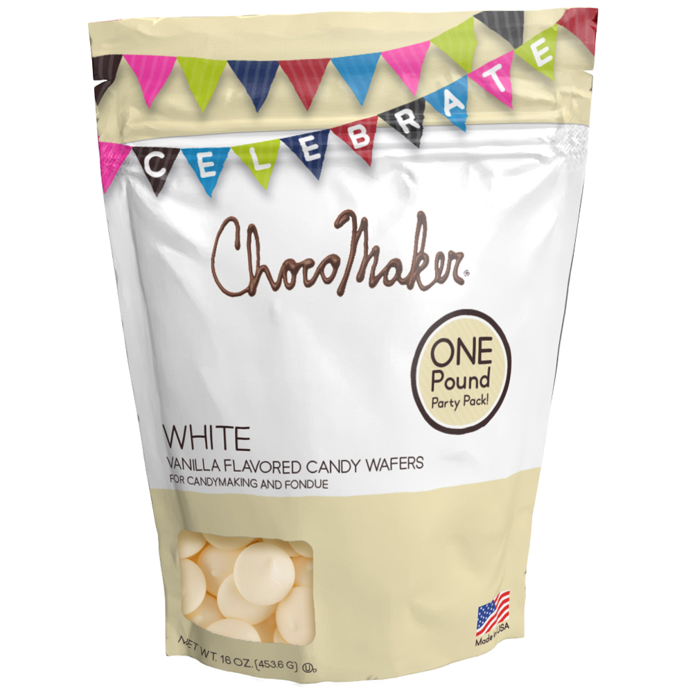 ChocoMaker White Vanilla Candy Wafers, 16 oz.