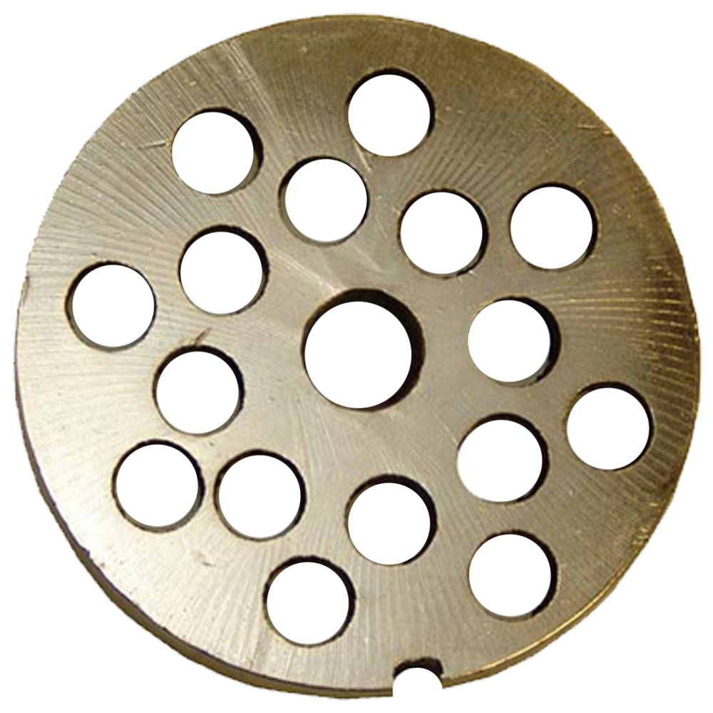 Chopper / Grinder Plate #12 Hub, 3/8" Holes