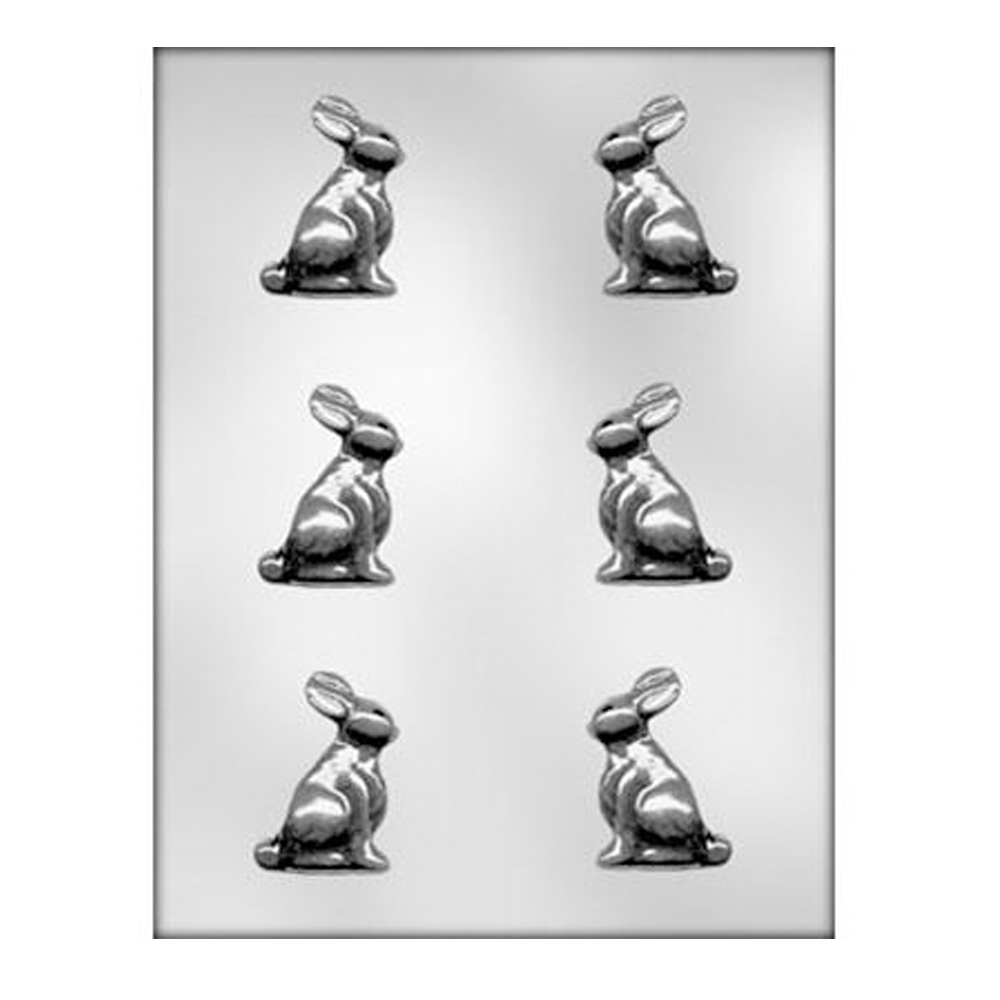 CK Products 3D Bunny Chocolate Mold, 2"