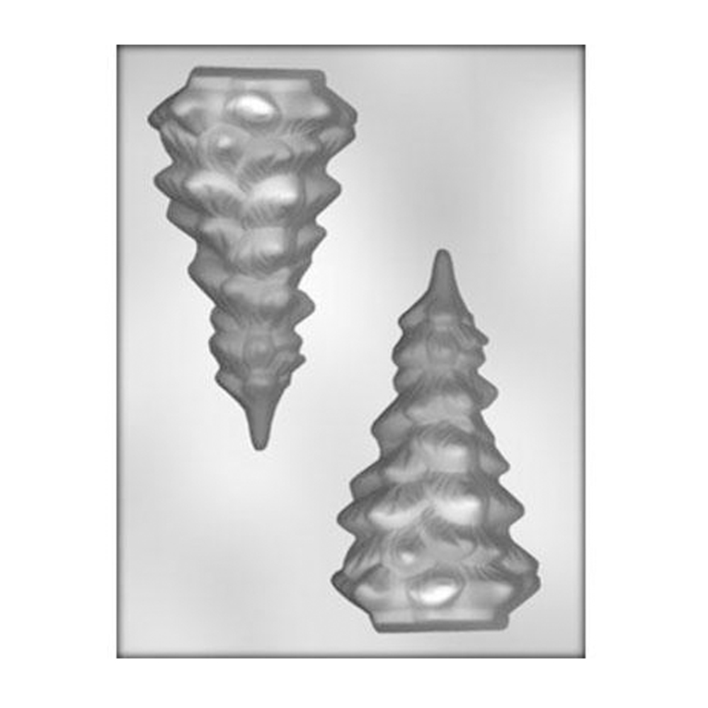 CK Products 90-4326 Christmas Tree Plastic Chocolate Mold, 5-3/4"