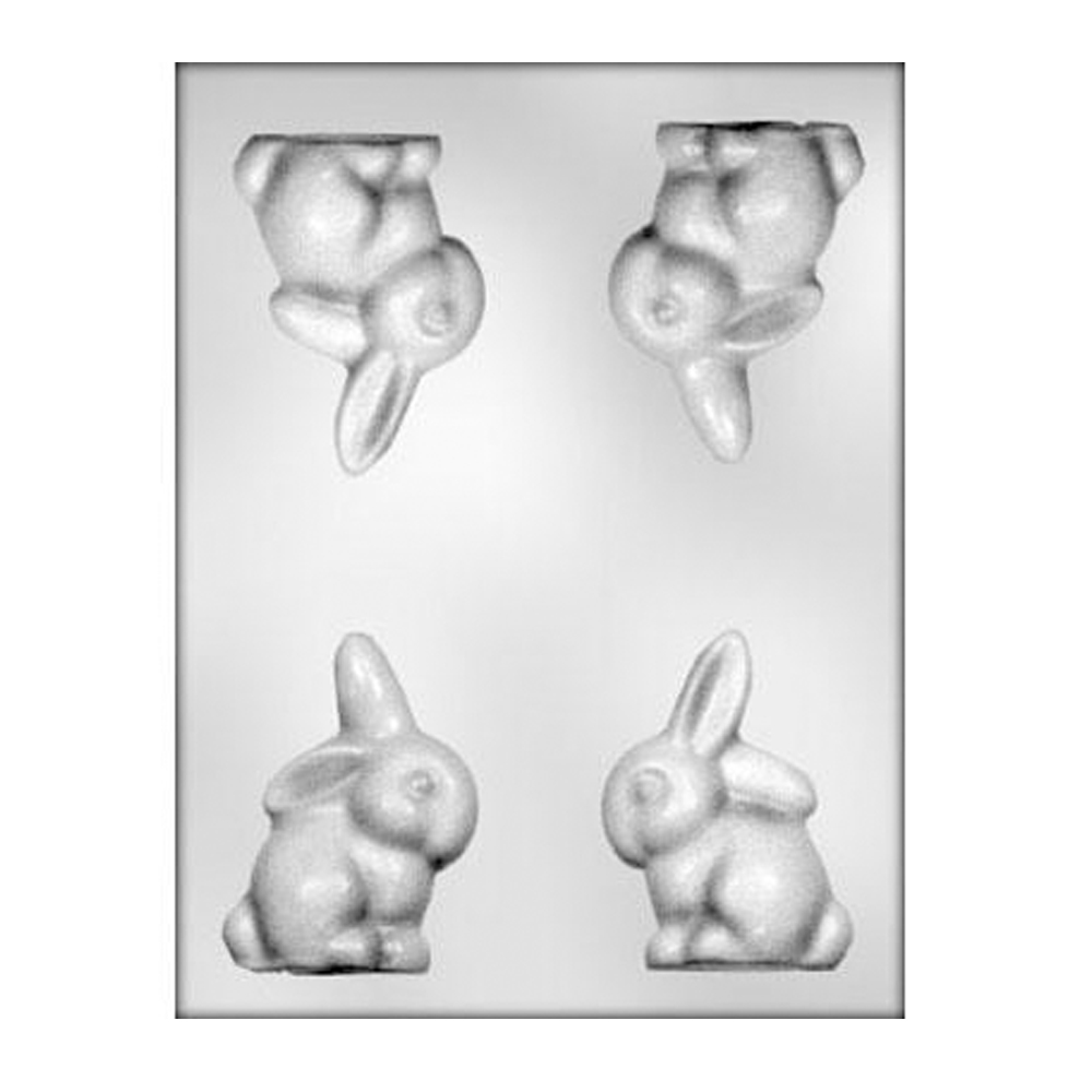 CK Products Bunny 3D Chocolate Mold, 3-3/8