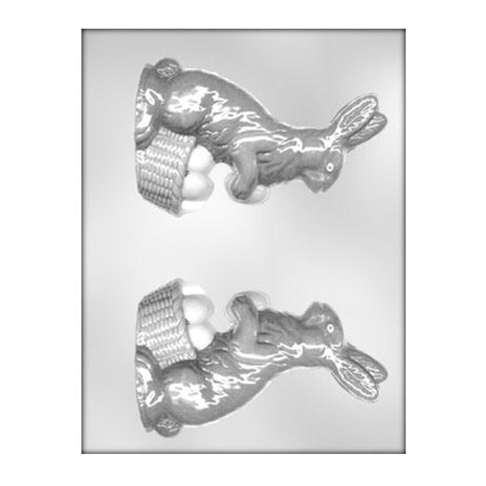 CK Products Bunny Basket 3D Chocolate Mold, 6