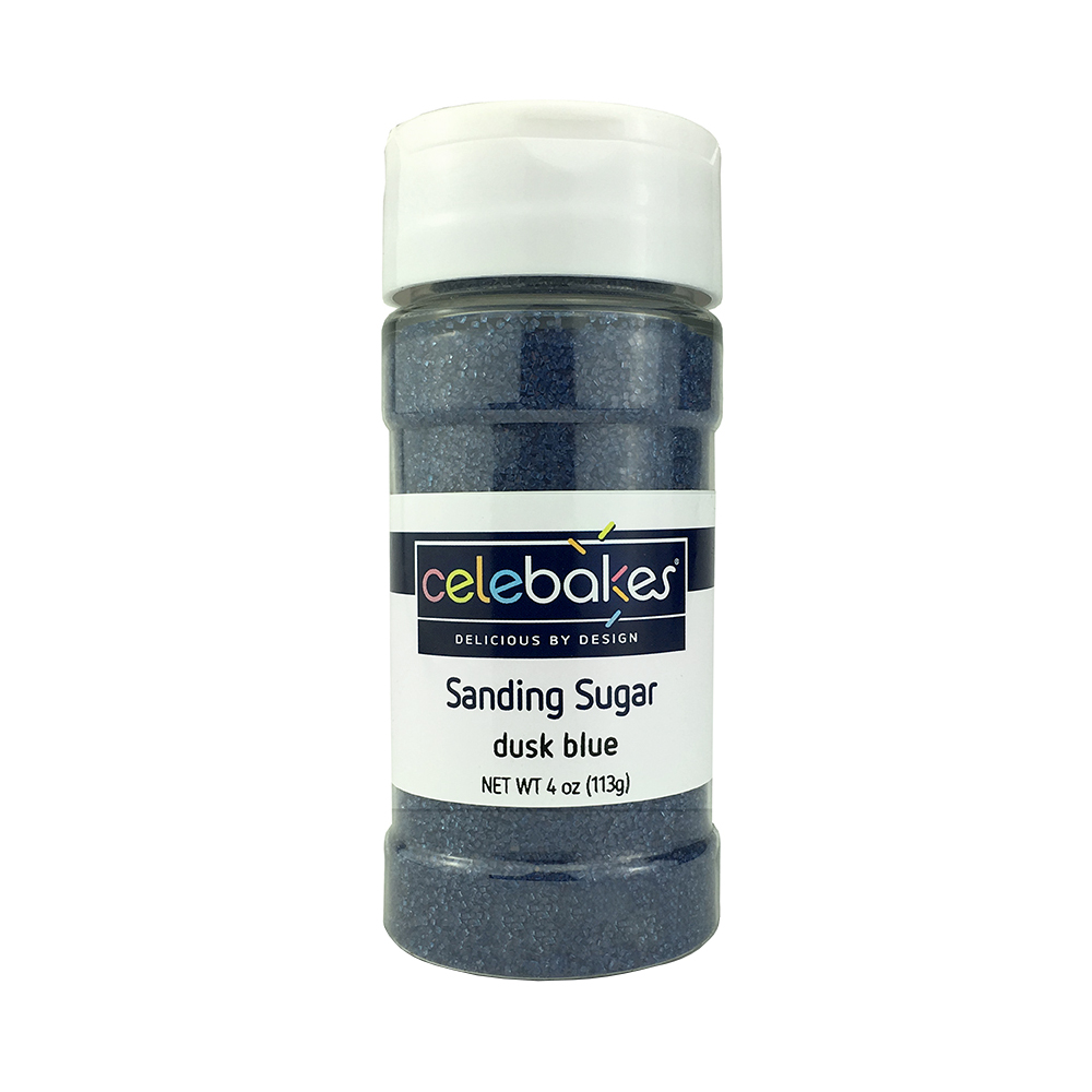 Celebakes Dusk Blue Sanding Sugar, 4 Oz