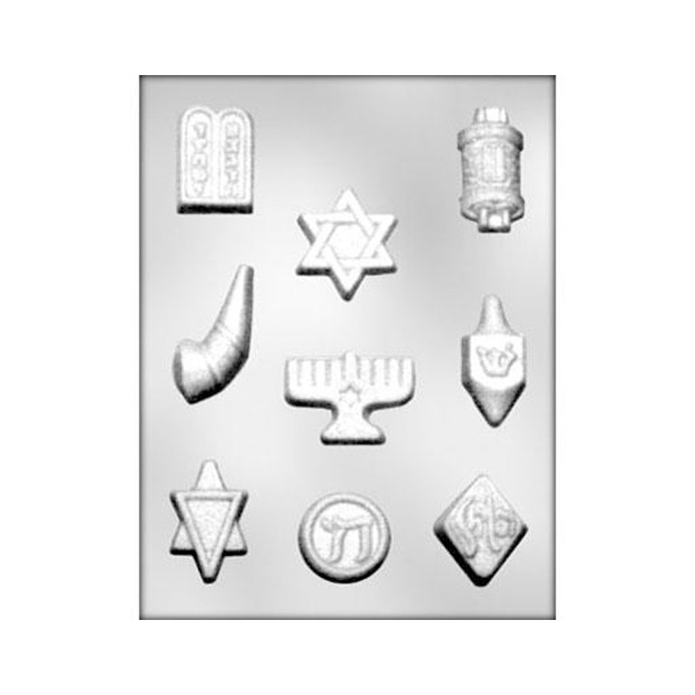 CK Products Jewish Symbols Chocolate Mold