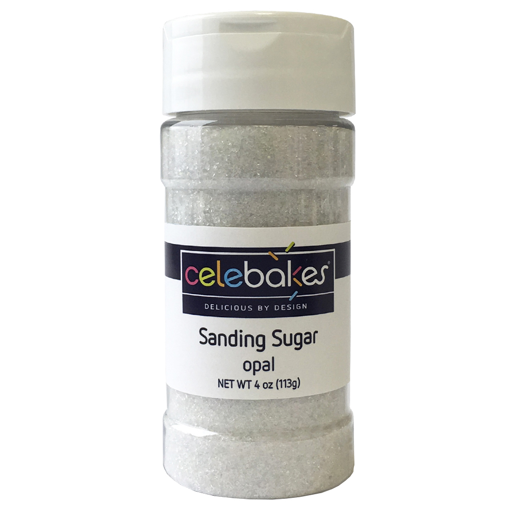 Celebakes Opal Sanding Sugar, 4 Oz