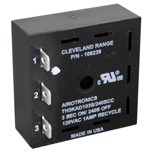 Cleveland OEM # 109239-CLE / 106247 / 109239, Solid State Electric Timer - 3 Seconds On, 240 Seconds Off