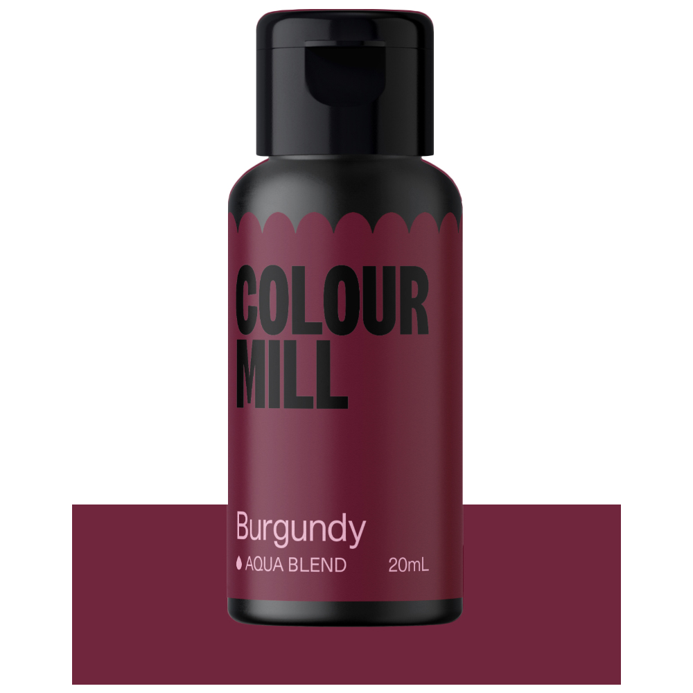 Colour Mill Aqua Blend Burgundy Food Color, 20ml