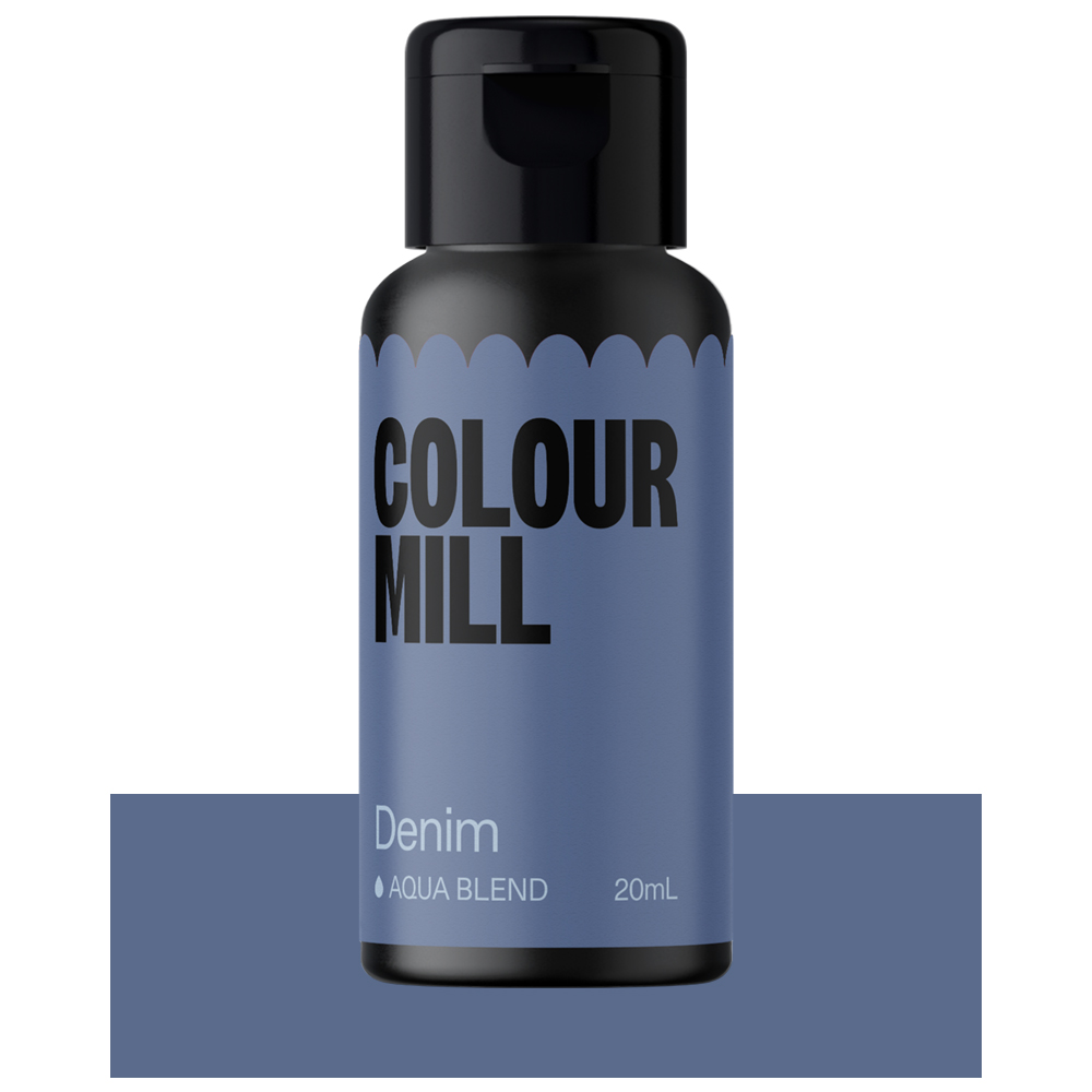 Colour Mill Aqua Blend Denim Food Color, 20ml