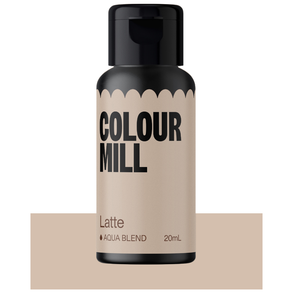 Colour Mill Aqua Blend Latte Food Color, 20ml