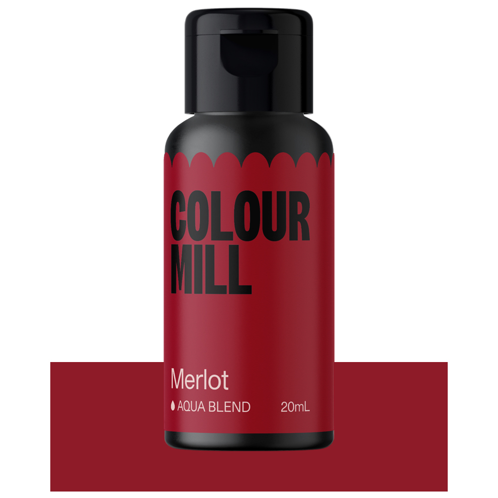 Colour Mill Aqua Blend Merlot Food Color, 20ml