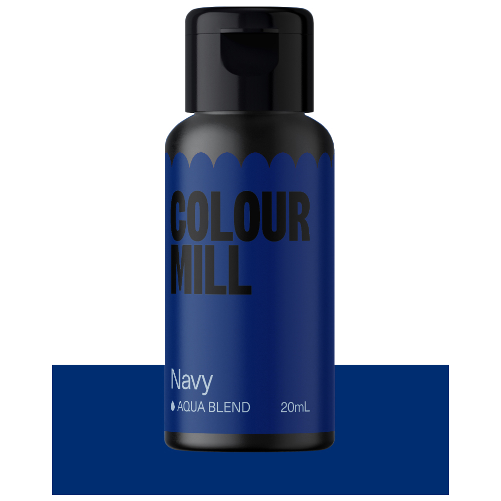 Colour Mill Aqua Blend Navy Food Color, 20ml