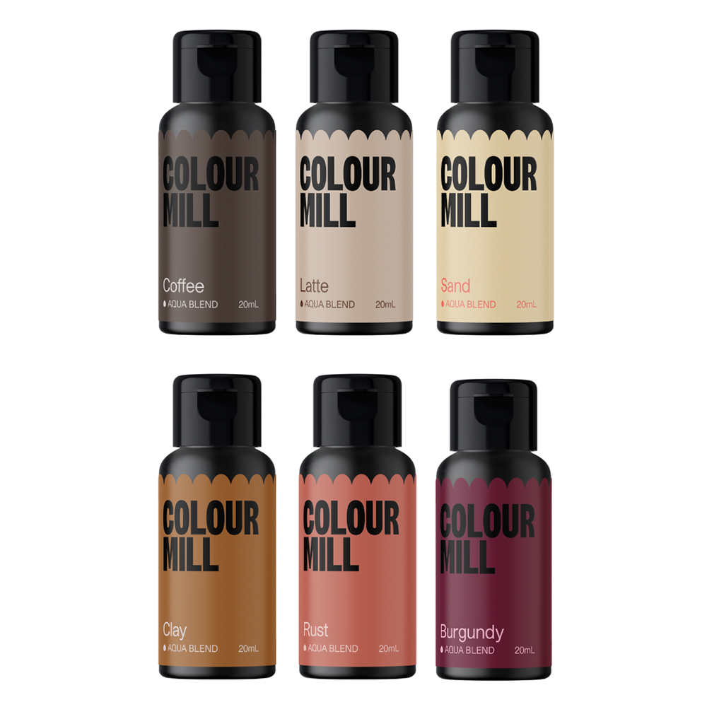 Colour Mill Aqua Blend Outback Set, 20 ml - Pack of 6