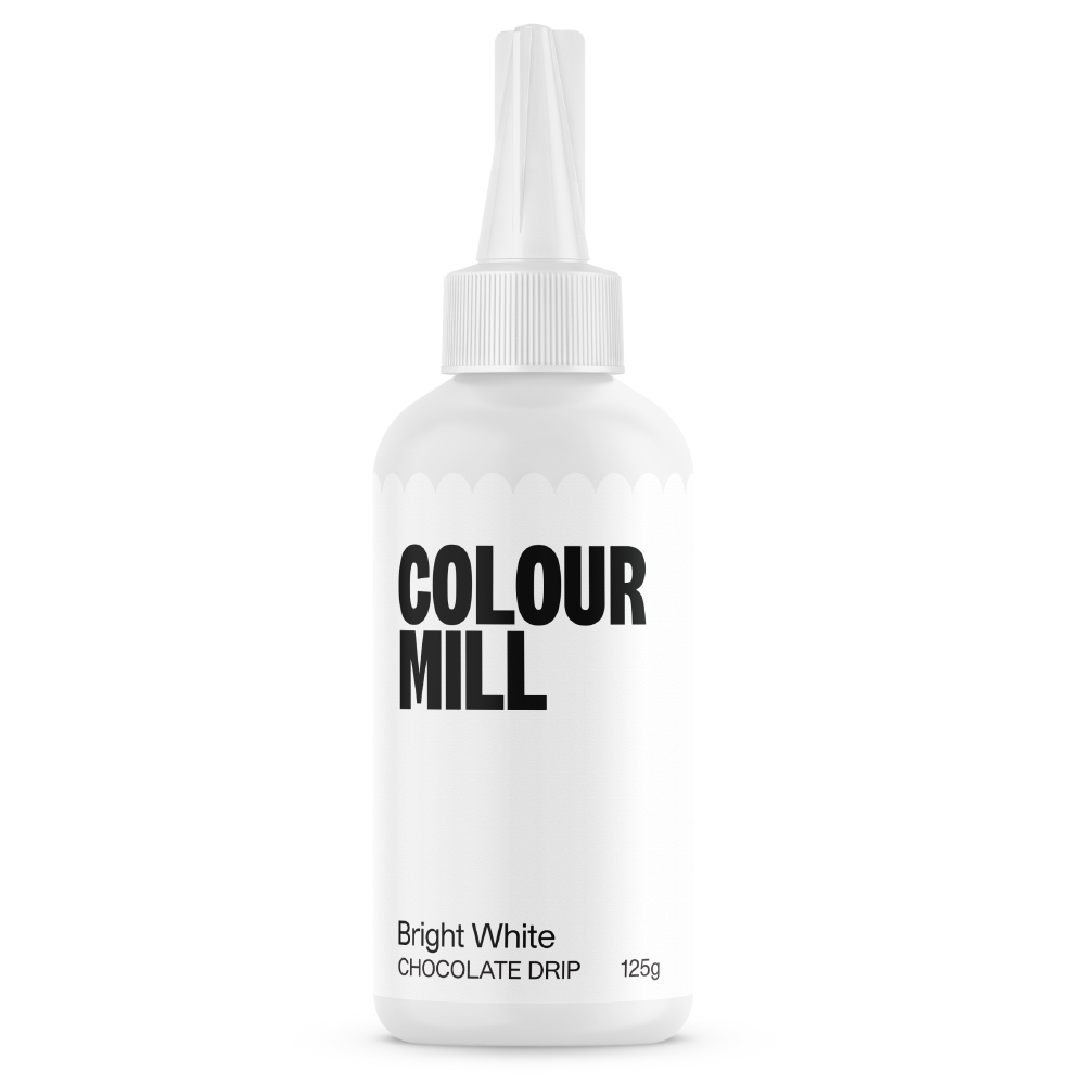 Colour Mill Bright White Chocolate Drip, 4.4 oz.