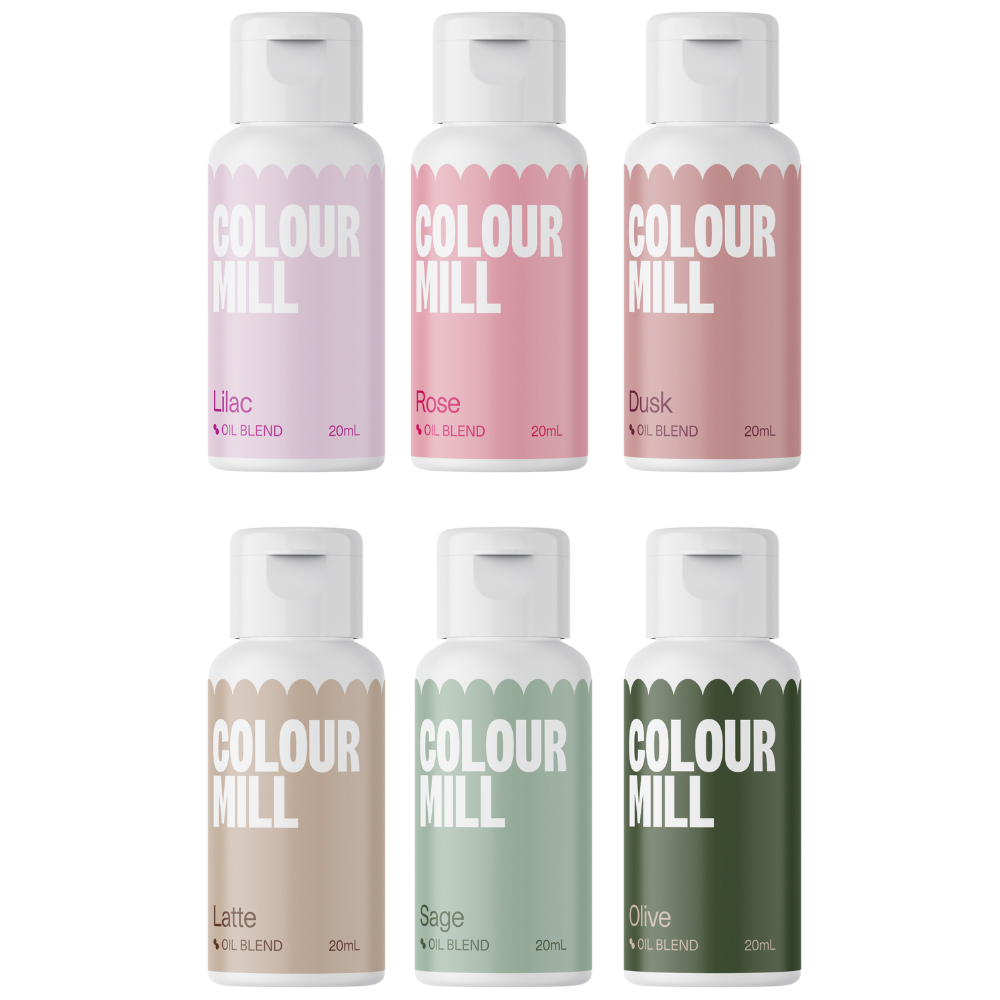 Colour Mill Oil Based Botanical Colors, 20ml - Pack of 6