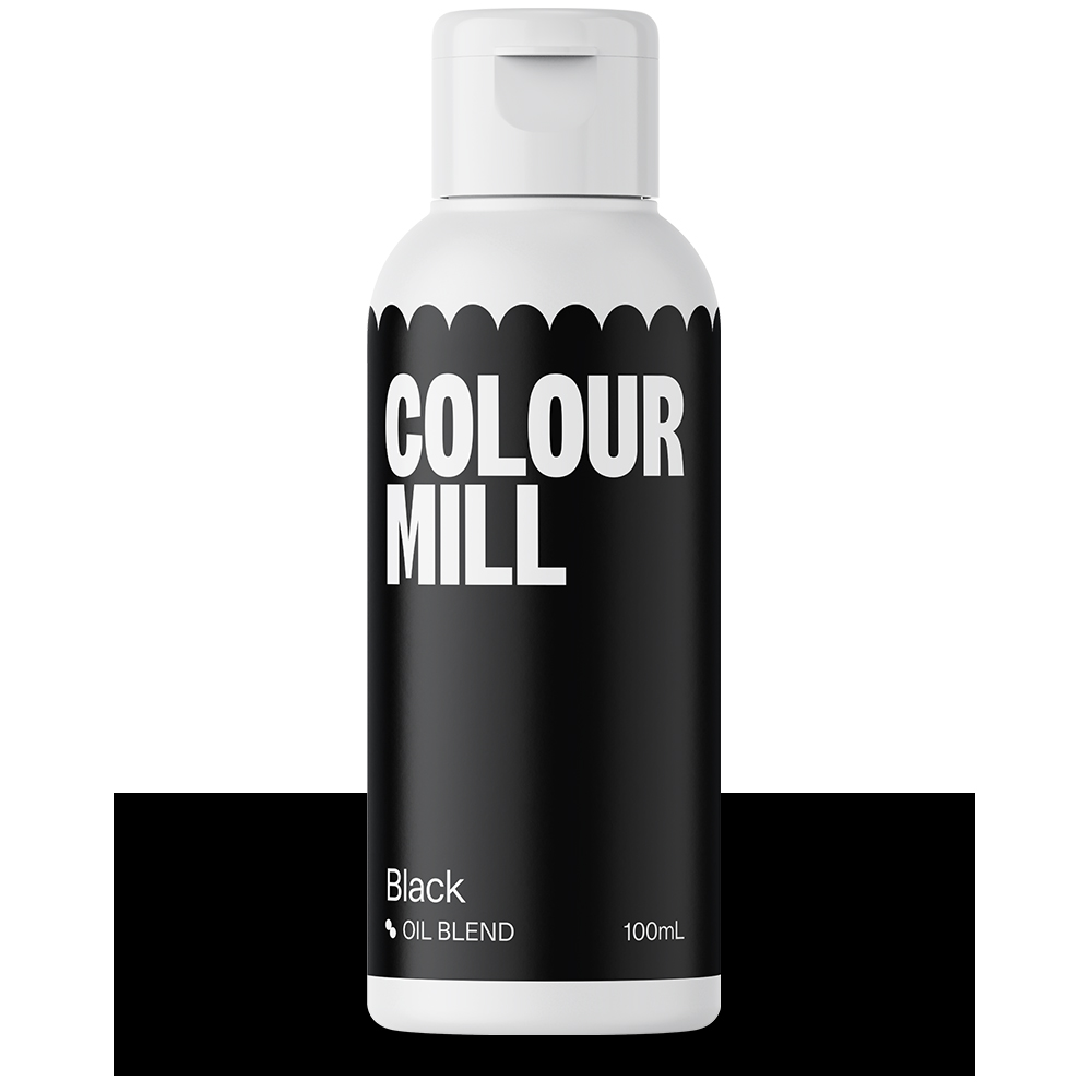 Colour Mill Oil Based Food Color, Black, 100ml 