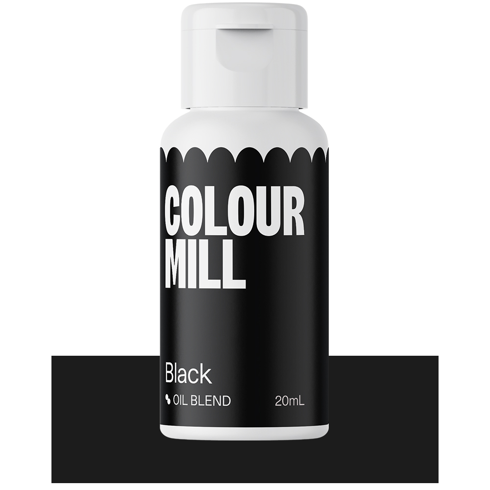 Colour Mill Oil Based Food Color, Black, 20ml 