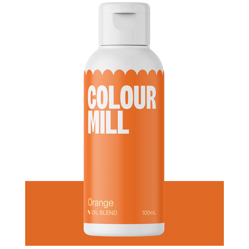 Colour Mill Oil Based Food Color, Orange, 100ml