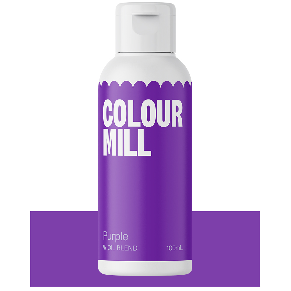 Colour Mill Oil Based Food Color, Purple, 100ml 