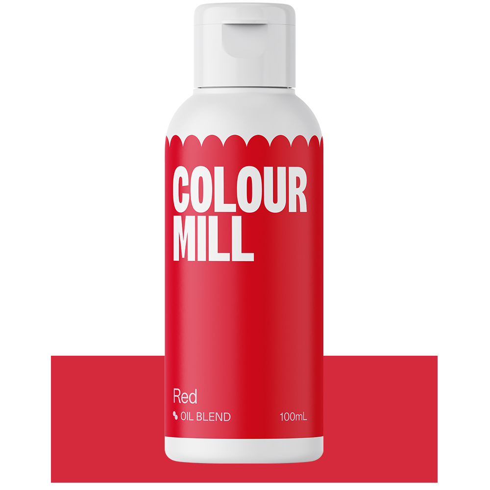 Colour Mill Oil Based Food Color, Red, 100ml 