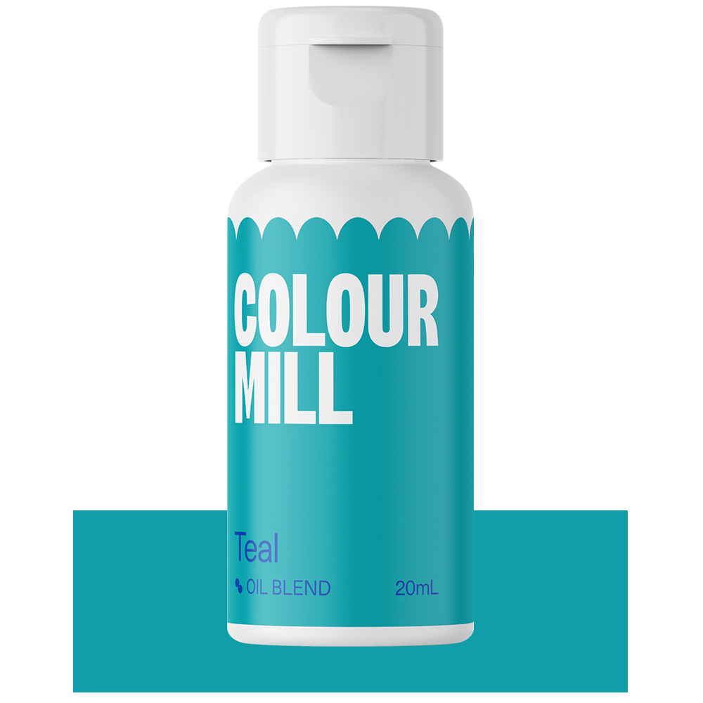 Colour Mill Oil Based Food Color, Teal, 20ml 