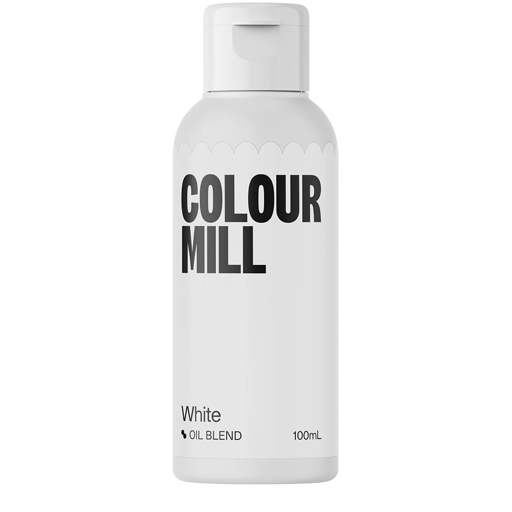 Colour Mill Oil Based Food Color, White, 100ml