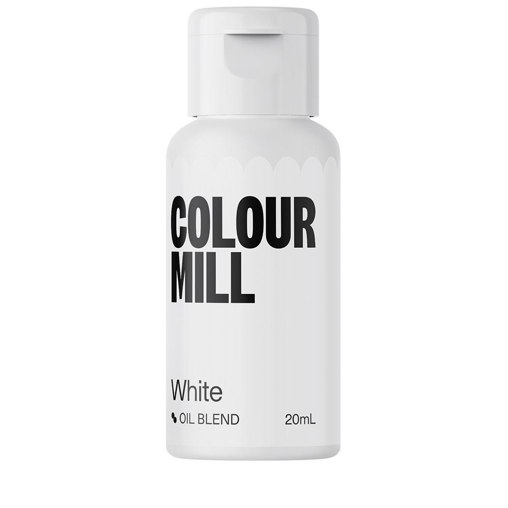 Colour Mill Oil Based Food Color, White, 20ml