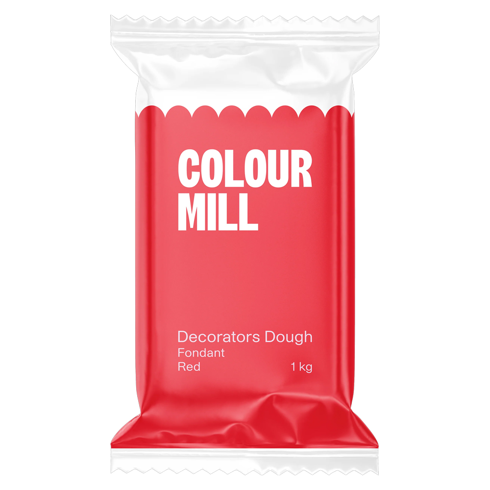 Colour Mill Red Decorators Dough, 2.2 lbs.