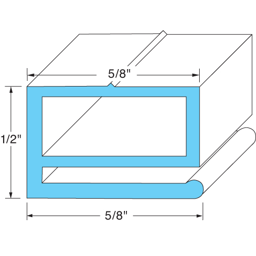 Compression Door Gasket - 24 3/4