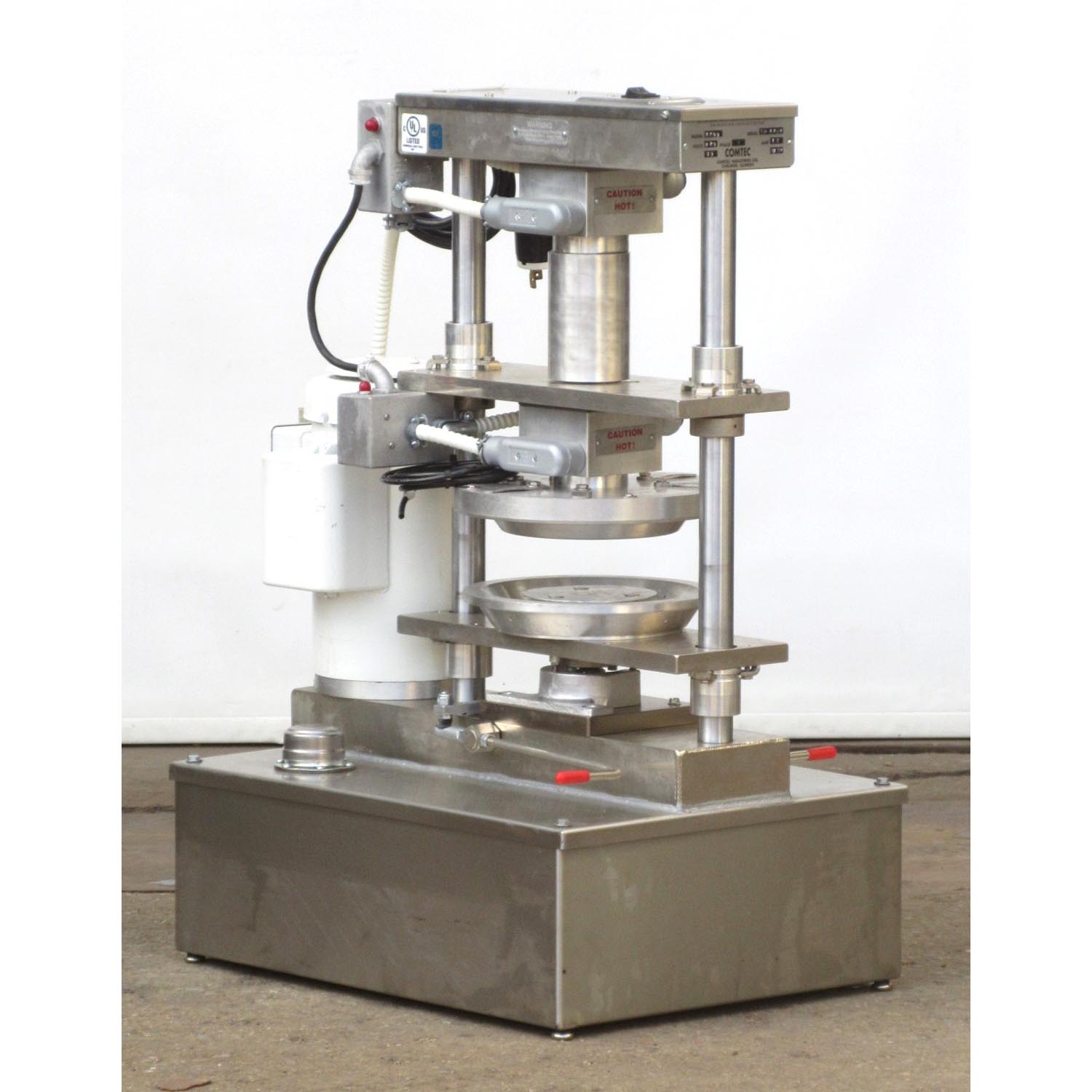 Comtec 2200 Hydraulic Pie Press, Used Excellent Condition