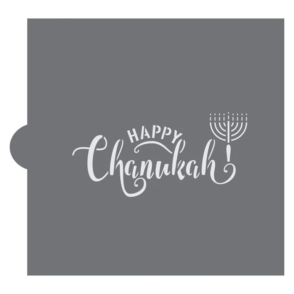 Confection Couture Happy Chanukah Stencil