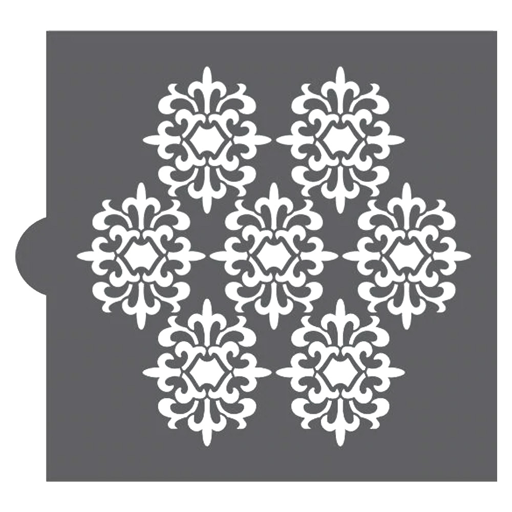 Confection Couture Modern Parisian Background Cookie Stencil
