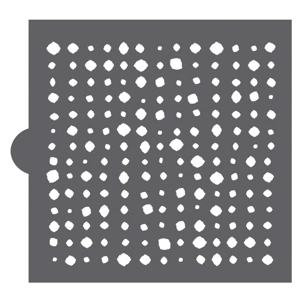 Confection Couture Nolita Dots Background Cookie Stencil