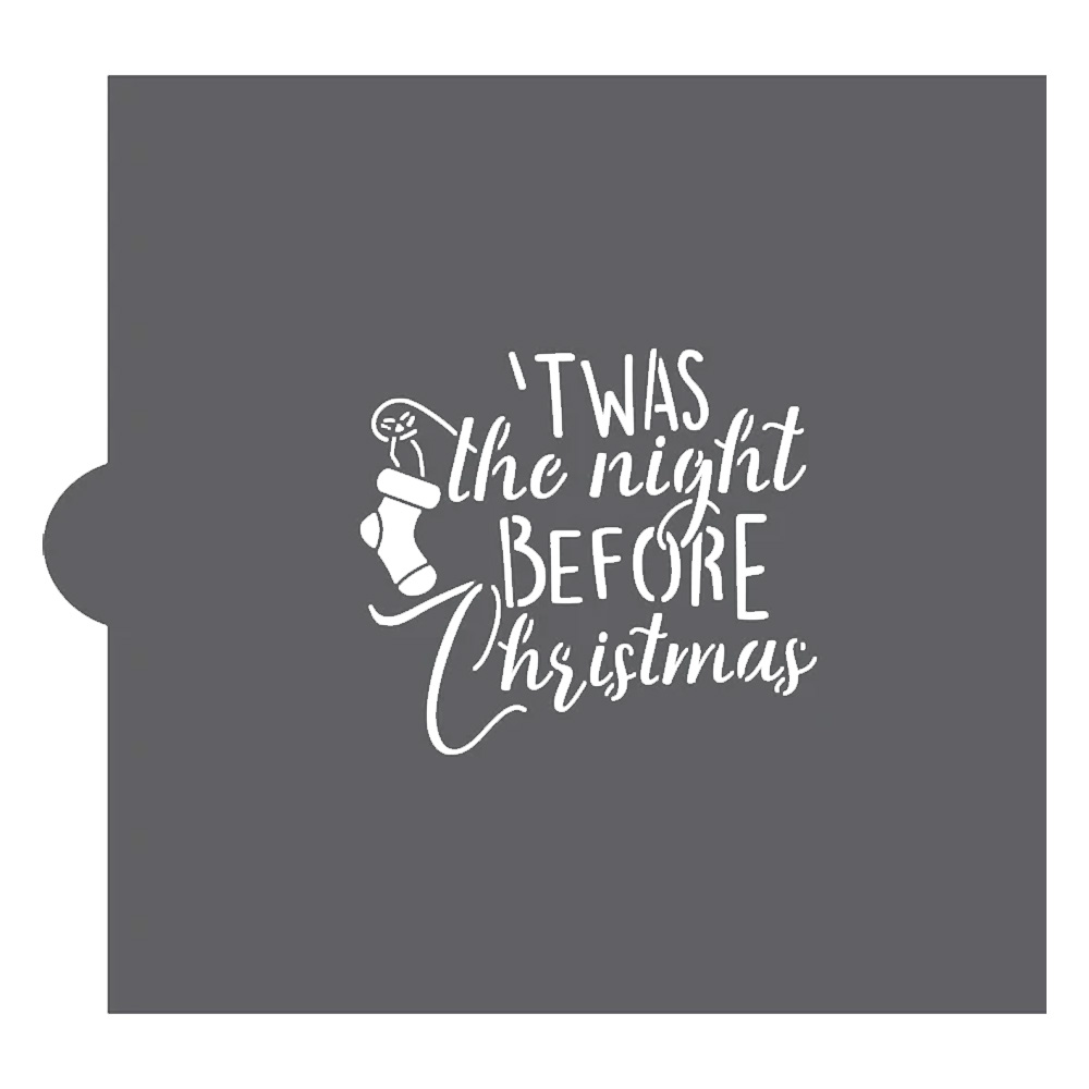 Confection Couture The Night Before Christmas Cookie Stencil