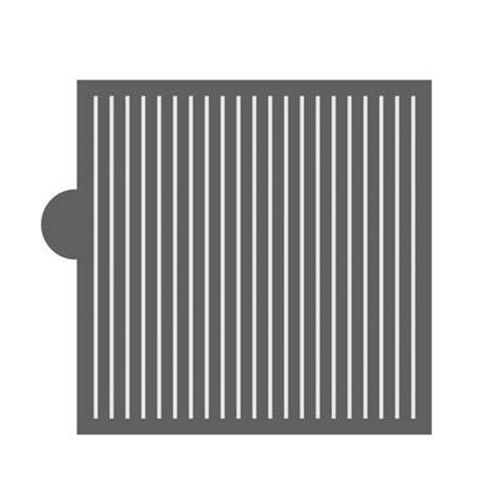 Confection Couture Thin Stripe Background Cookie Stencil