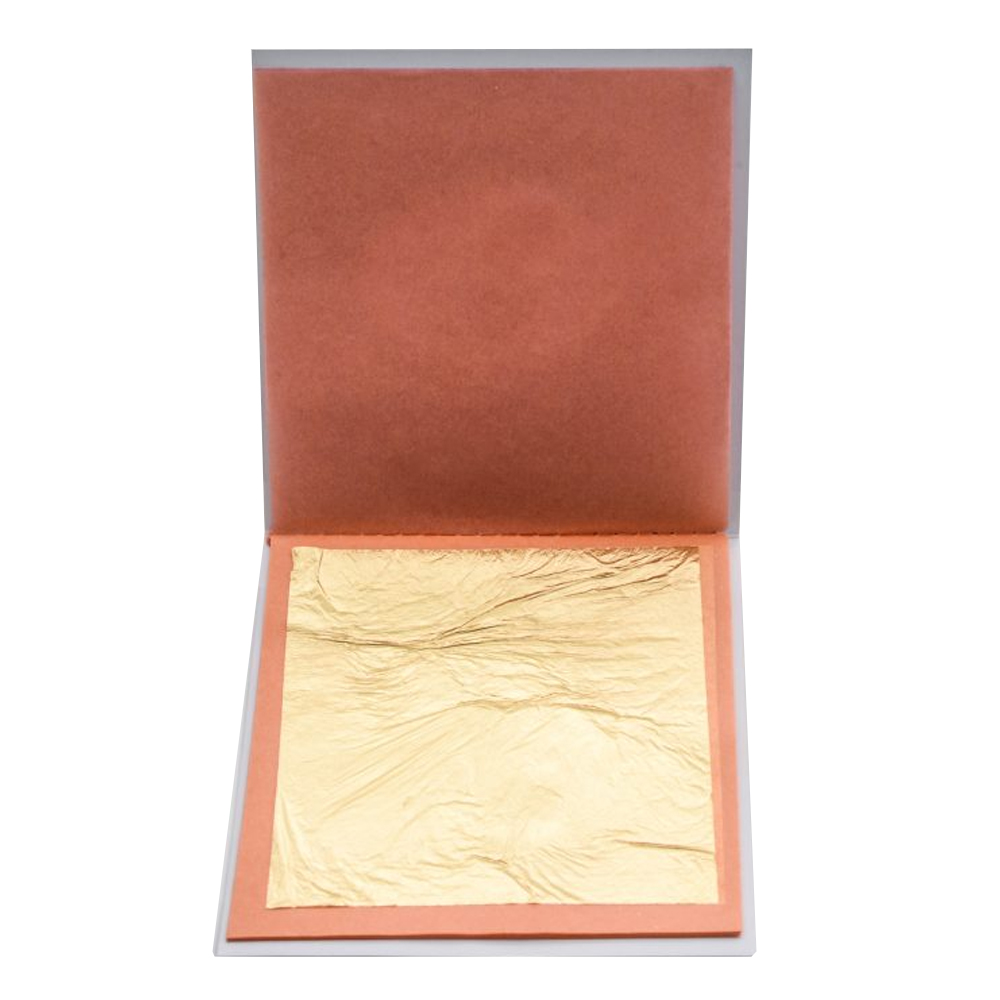 Cornucopia Edible Gold Leaf Booklet, 25 Sheets - 3-3/8" x 3-3/8"