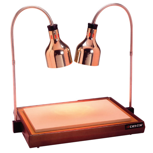 Cres Cor CSH-122-10-PB Carving Station with Dual Heat Lamps - 32 1/2" x 23 1/4"