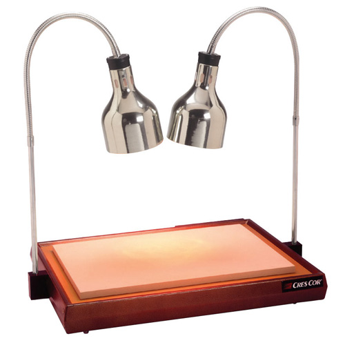 Cres Cor CSH-122-10-PN Carving Station with Dual Heat Lamps - 32 1/2" x 23 1/4"