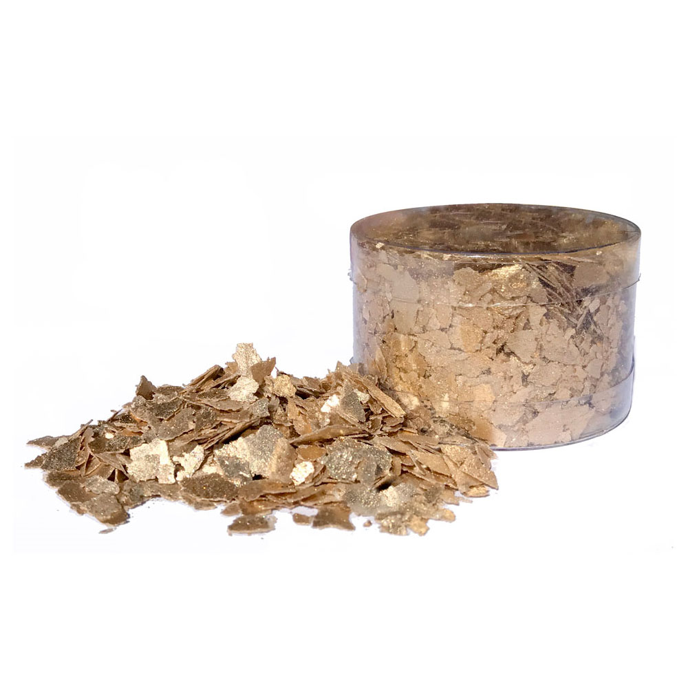 Crystal Candy Edible Flakes Golden Wings, 6 Grams