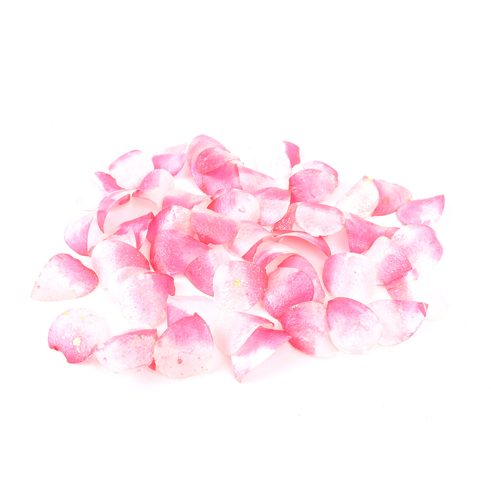 Crystal Candy Pastel Pink & White Edible Rose Petals